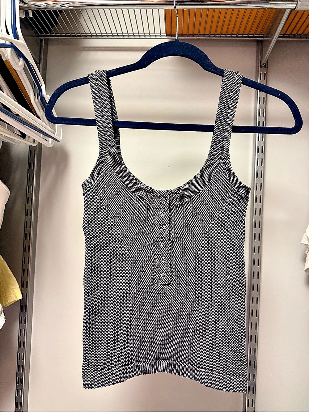 Free People Intimately Free People Scoop Neck Thermal Henley Tank Intimately